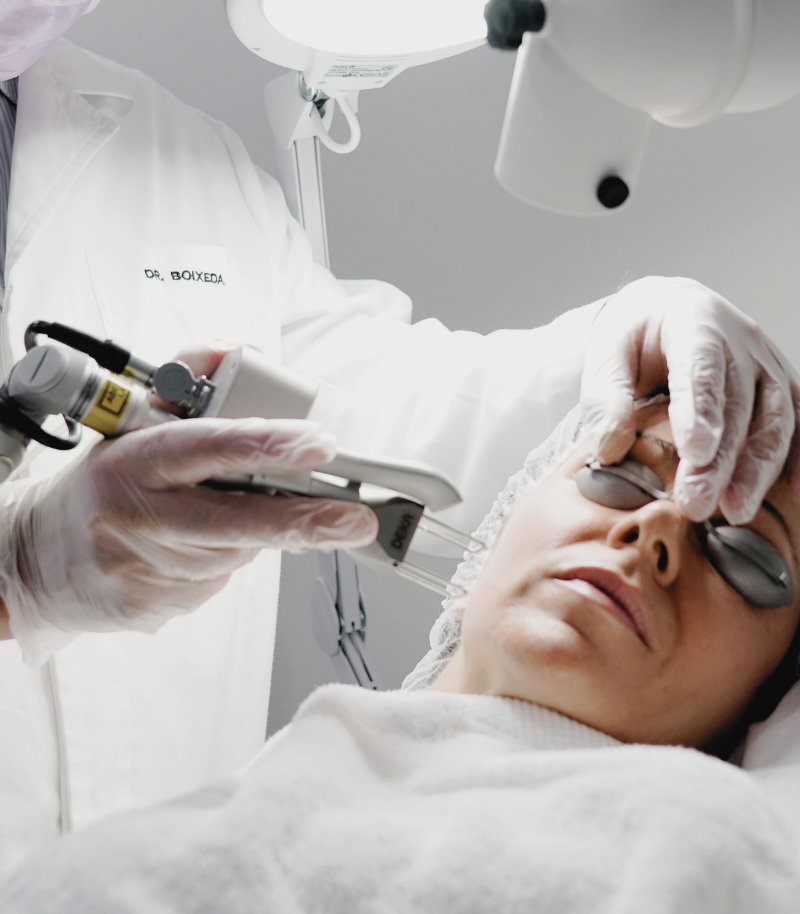 Laser treatment for skin cancer