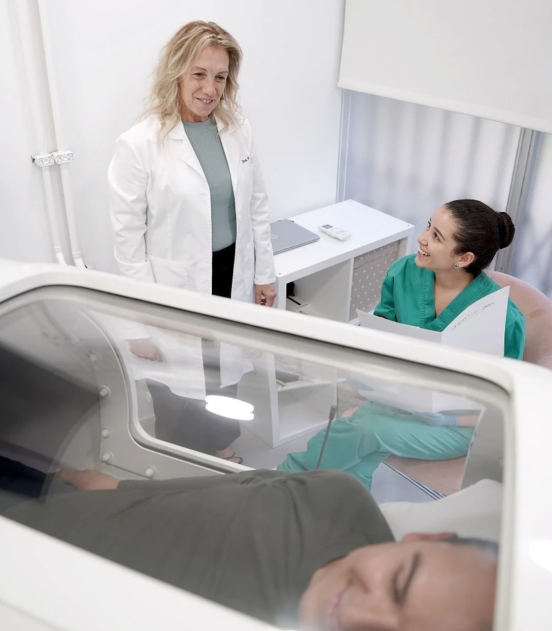 Oxigenoterapia hiperbárica como apoyo a la recuperación Oxigenoterapia hiperbárica como apoyo a la recuperación